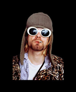 Lectro Men's Kurt Cobain Classic Rock Band Singer Musician Nirvana T-Shirt