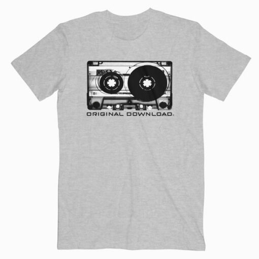 Original Download Retro Cassete Tape Music T Shirt