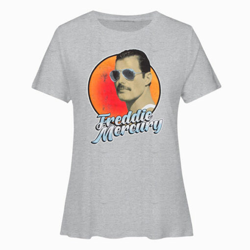 Queen Freddie Mercury Aviator Sunglasses Band T-shirt