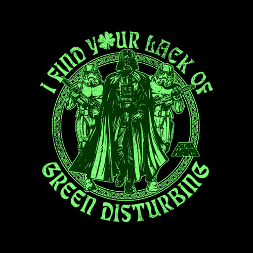 Star Wars Lack Of Green Celtic St Patrick's Graphic T-Shirt