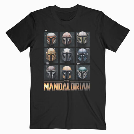 Star Wars The Mandalorian Helmet Box Up T Shirt