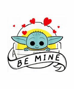 Star Wars The Mandalorian The Child Be Mine Valentine's Day T Shirt