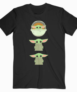 Star Wars The Mandalorian The Child Cartoon Poses T-Shirt