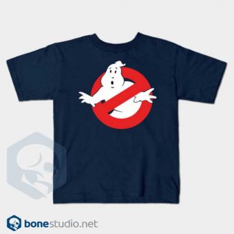 Ghostbusters T Shirt Kids Logo navy