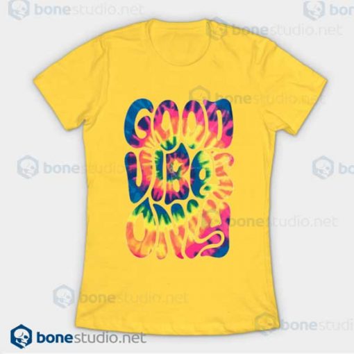 Good Vibes T Shirt Yellow