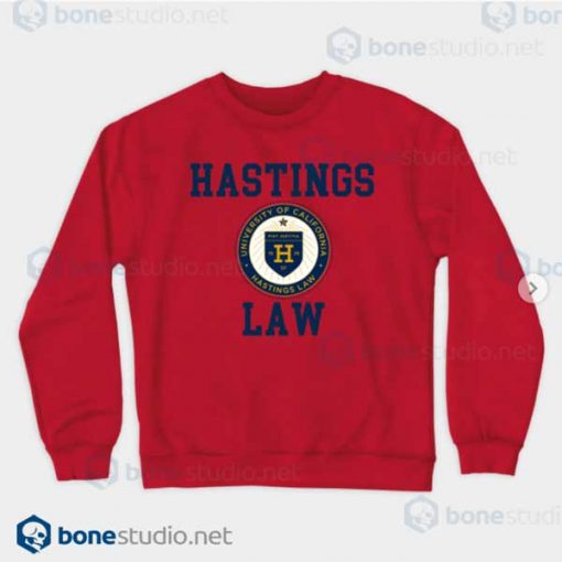 Hastings Law UNIVERSITY OF CALIFORNIA Red Sweatshirt