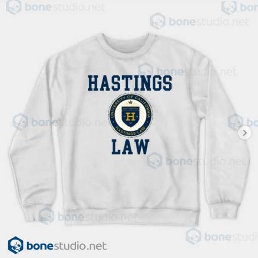 Hastings Law UNIVERSITY OF CALIFORNIA White Sweatshirt