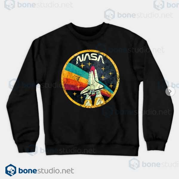 NASA USA Space Agency V03 Sweatshirt Black