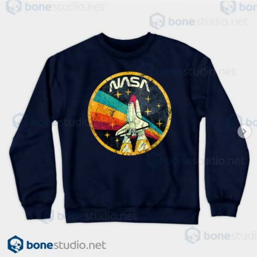 NASA USA Space Agency V03 Sweatshirt Navy