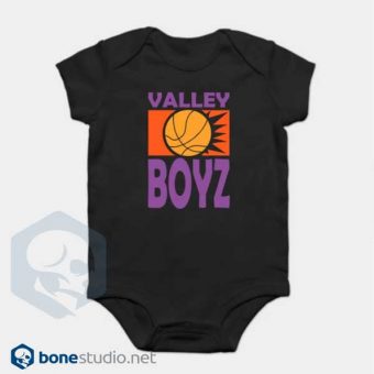 Phoenix Suns Baby Onesie Boys Retro Black
