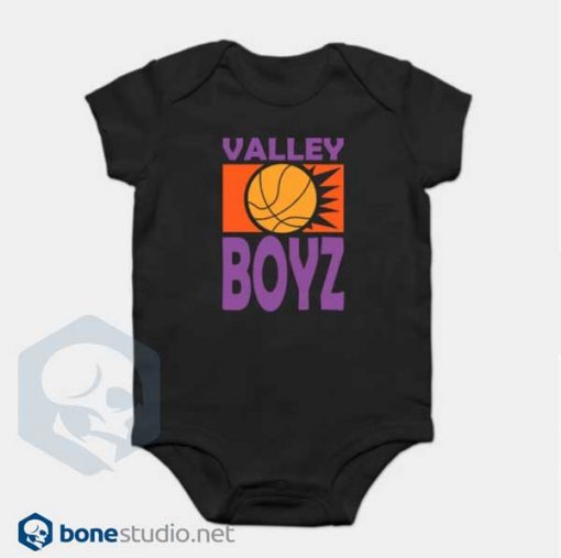 Phoenix Suns Baby Onesie Boys Retro Black