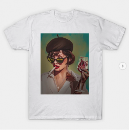 Smoking girl T-Shirt