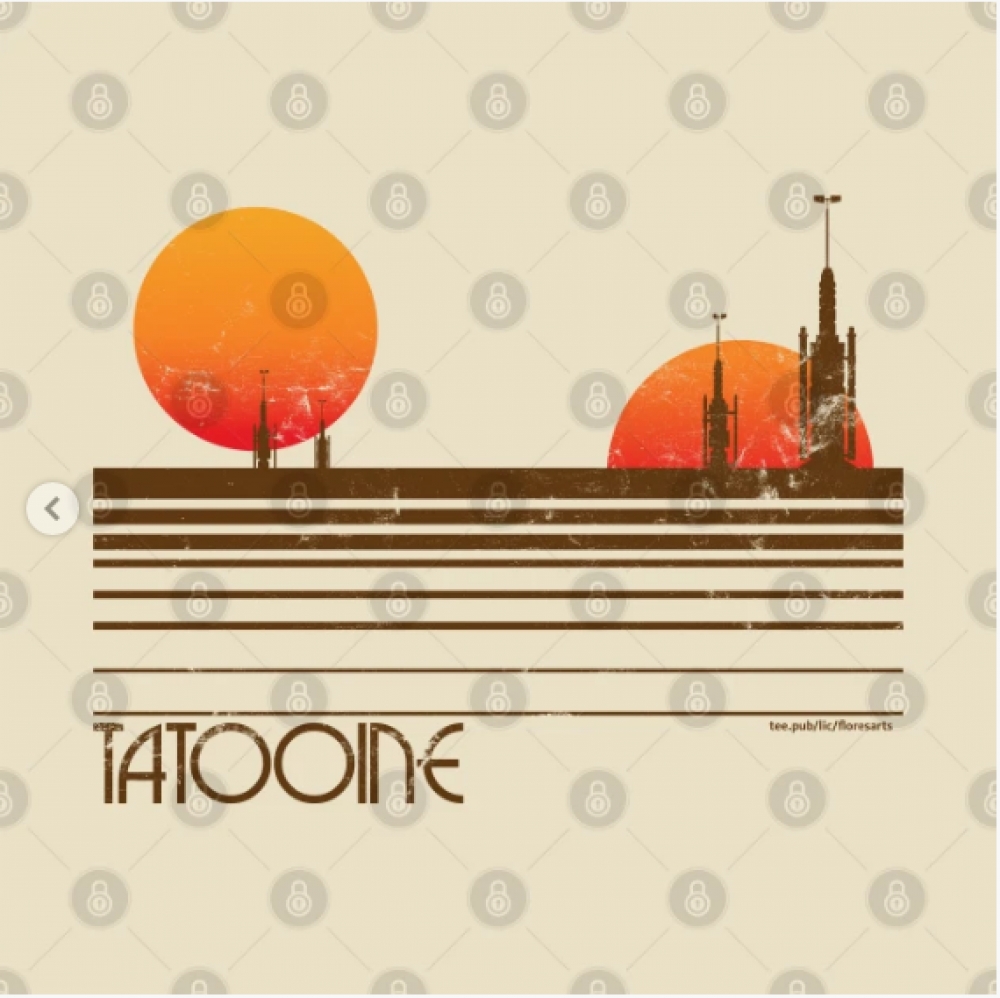 Visit Tatooine T-Shirt Design