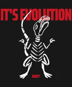 Evolution baby! T-Shirt black design