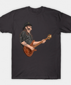 Lemmy Motorhead T-Shirt for men grey color