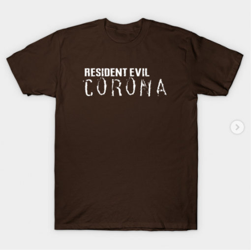 Resident Evil Corona T-Shirt brown for men