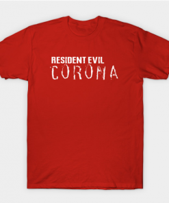 Resident Evil Corona T-Shirt red for men