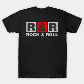 Rock & Roll T-Shirt Black for men