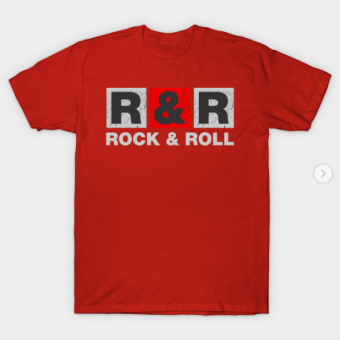 Rock & Roll T-Shirt red for men