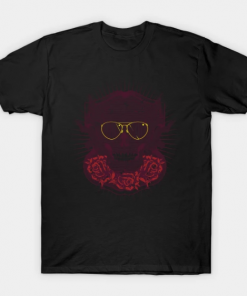 Skull With Sunglasses T-Shirt black for men