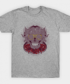 Skull With Sunglasses T-Shirt heather for men