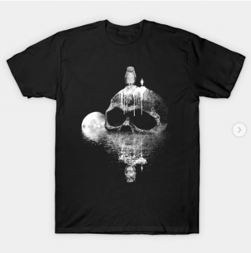 skull rock T-Shirt black for men