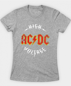 ACDC High Voltage T-Shirt heather for women