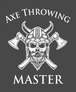 Axe Throwing Master black design