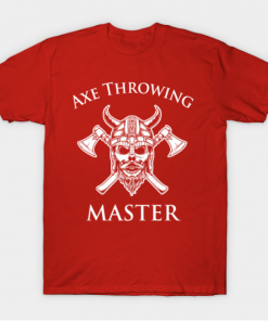 Axe Throwing Master red for men
