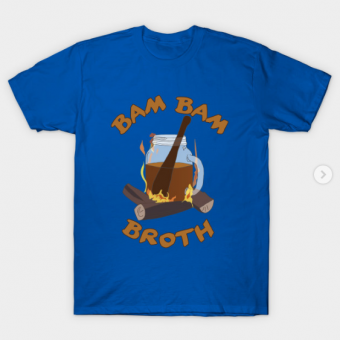 Bam Bam Broth T-Shirt royal blue for men