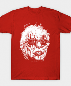 Black Metal Bernie T-Shirt red for men