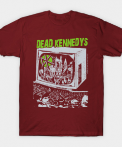 Dead Kennedys Television T-Shirt maroon for men