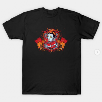 Hearts of Death Dragon Queen T-Shirt black for men
