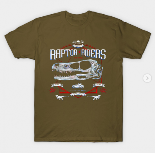 Jurassic Riders T-Shirt military green for men