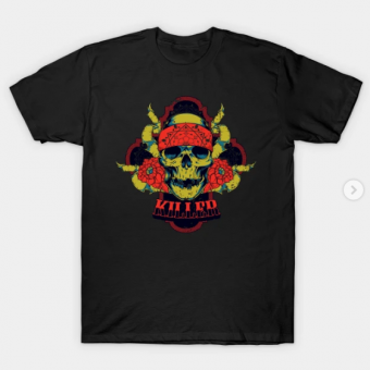 Killer Skull T-Shirt black for men
