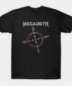 Megadeth Cryptic Writings T-Shirt black for men