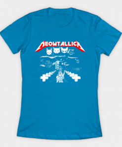 Meowtallica T-Shirt teal for women