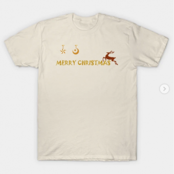 Merry Christmas Shirt T-Shirt creme for men