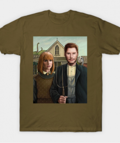 Owen and Claire T-Shirt military green for men