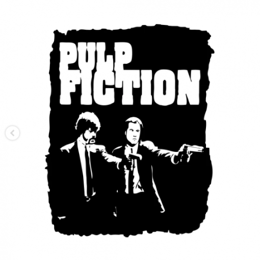 Pulp Fiction T-Shirt white design