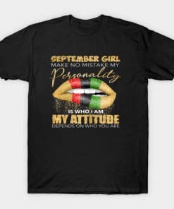 September Girl T-Shirt black for men
