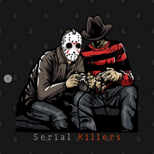 Serial Killers T-Shirt black design