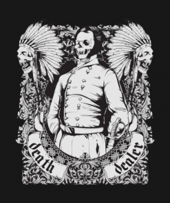 Skulls Of Tears - Death Dealer T-Shirt black design