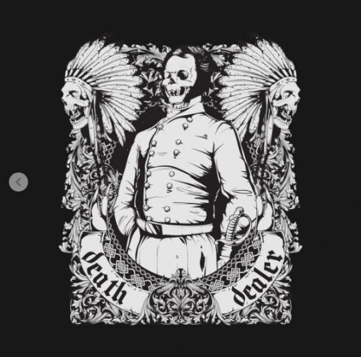 Skulls Of Tears - Death Dealer T-Shirt black design