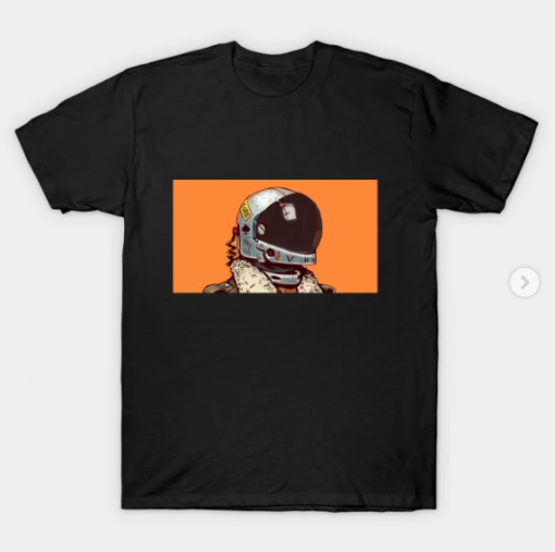cosmonaut T-Shirt Black for men