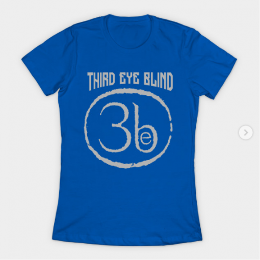 eye blind T-Shirt royal blue for women