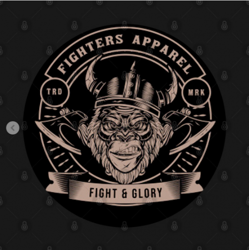 fighters apparel T-Shirt black design