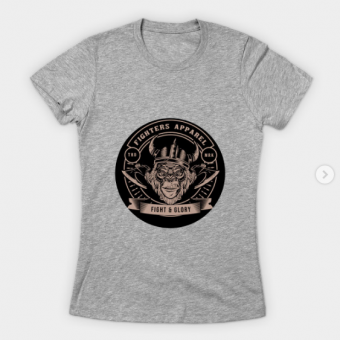 fighters apparel T-Shirt heather for women