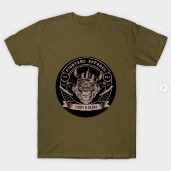 fighters apparel T-Shirt military green for men