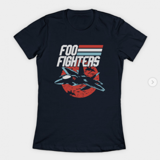 foo plane T-Shirt navy for women